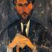 Leopold Zborowski with Cane (Portrait of Zborowski with Yellow Hands)